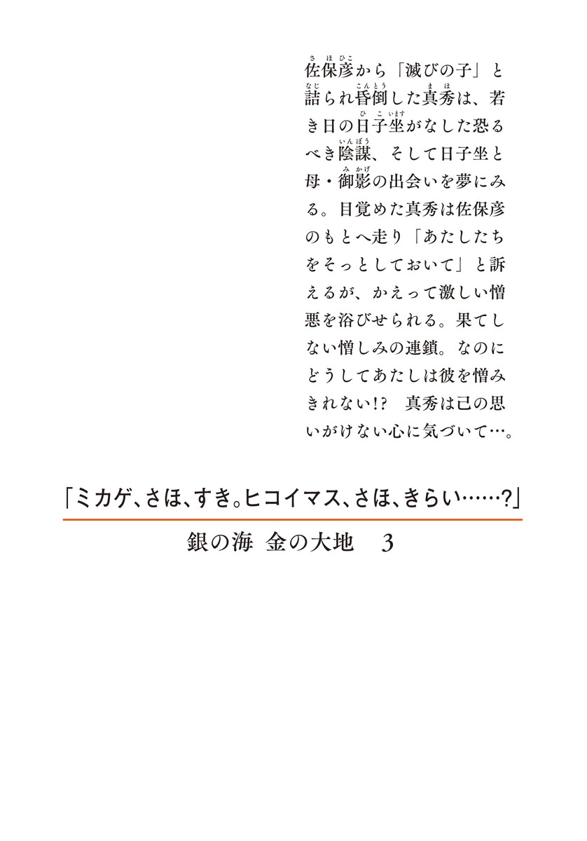 銀の海金の大地3（集英社オレンジ文庫）[氷室冴子]