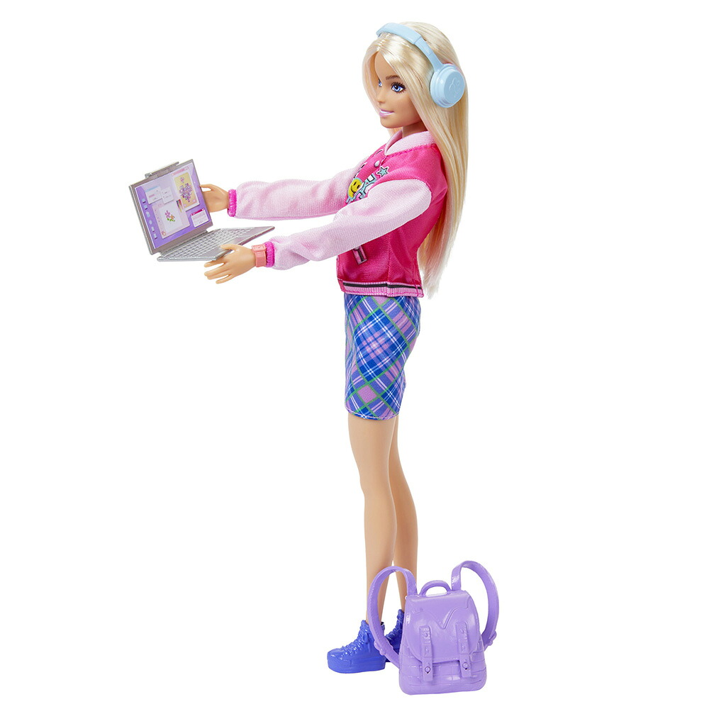 バービー(Barbie)ドール＆ファッションスクールカジュアルのセットきせかえ人形・ハウスままごと・ごっこ遊びバービー人形3歳からピンクHRG84