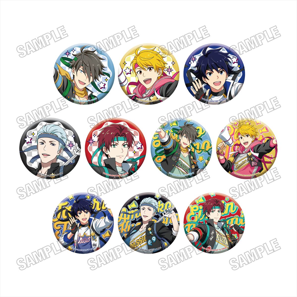 アイドルマスター SideM 描き下ろし缶バッジコレクション画像
