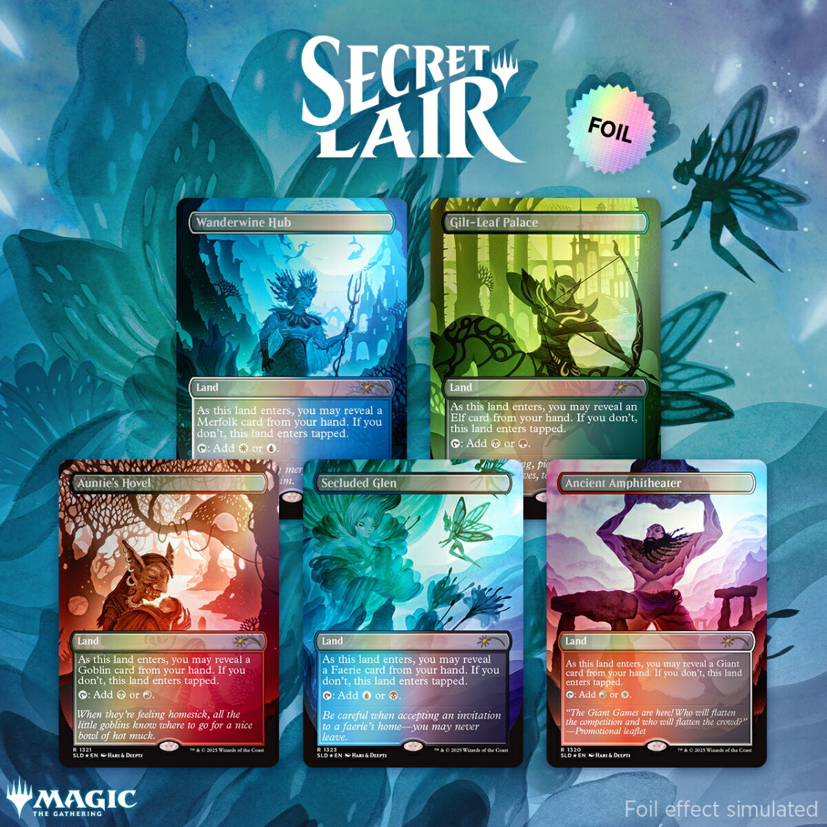 マジック：ザ・ギャザリング Secret Lair Winter Superdrop2025 Lorwyn Lightboxes Foil Edition【クレジットカード決済限定】画像