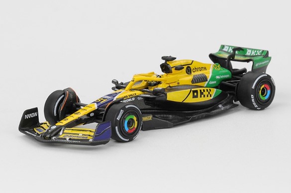 MINI-GT 1/64 マクラーレン F1 MCL38 2024 2位入賞車 #81 モナコグランプリ Oscar Piastri 【MGT01165-L】 (ミニカー)画像