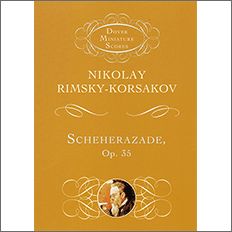 【輸入楽譜】リムスキー=コルサコフ, Nikolai Andreevich: 交響組曲「シェヘラザード」 Op.35: 小型スコア画像