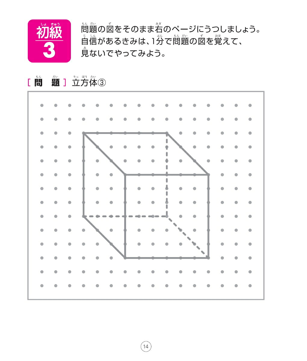 考える力を育てる天才ドリル立体図形が得意になる点描写【小学校全学年用算数】[認知工学]