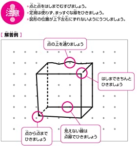 考える力を育てる天才ドリル立体図形が得意になる点描写【小学校全学年用算数】[認知工学]