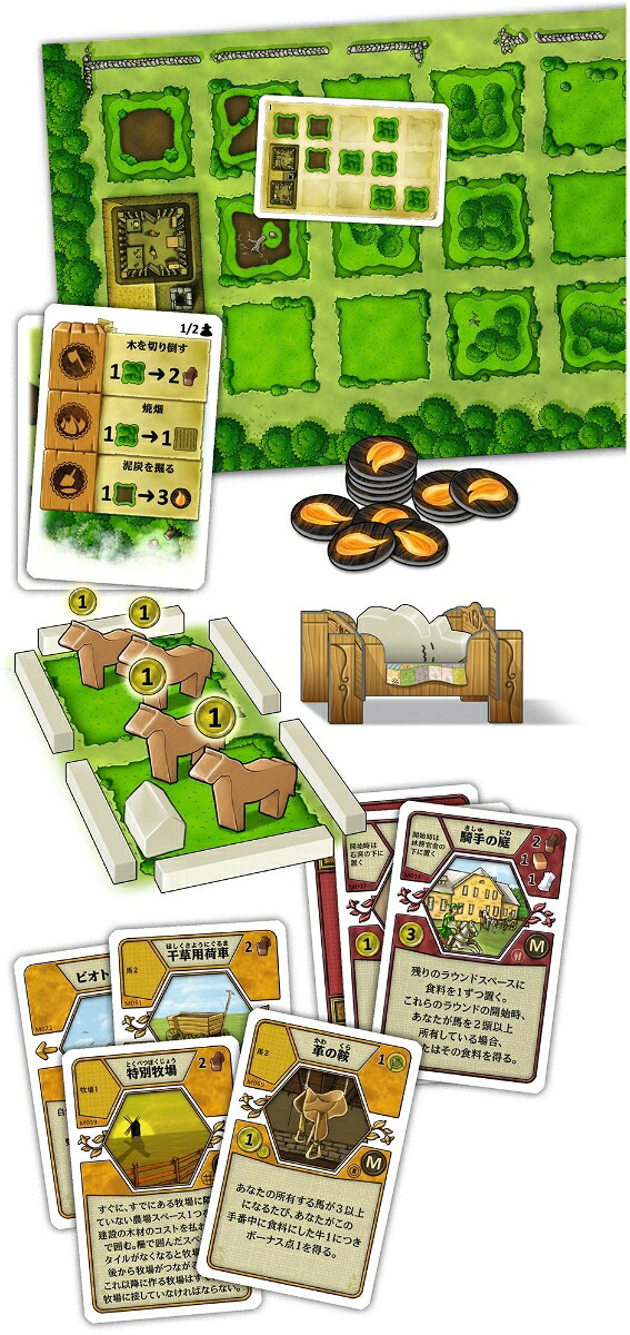 Agricola: Departure from the Quagmire Revised Edition Japanese Ver.