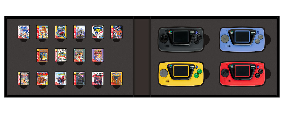 ゲームギアミクロ（4色セット） ピンズ＆コレクションボックス