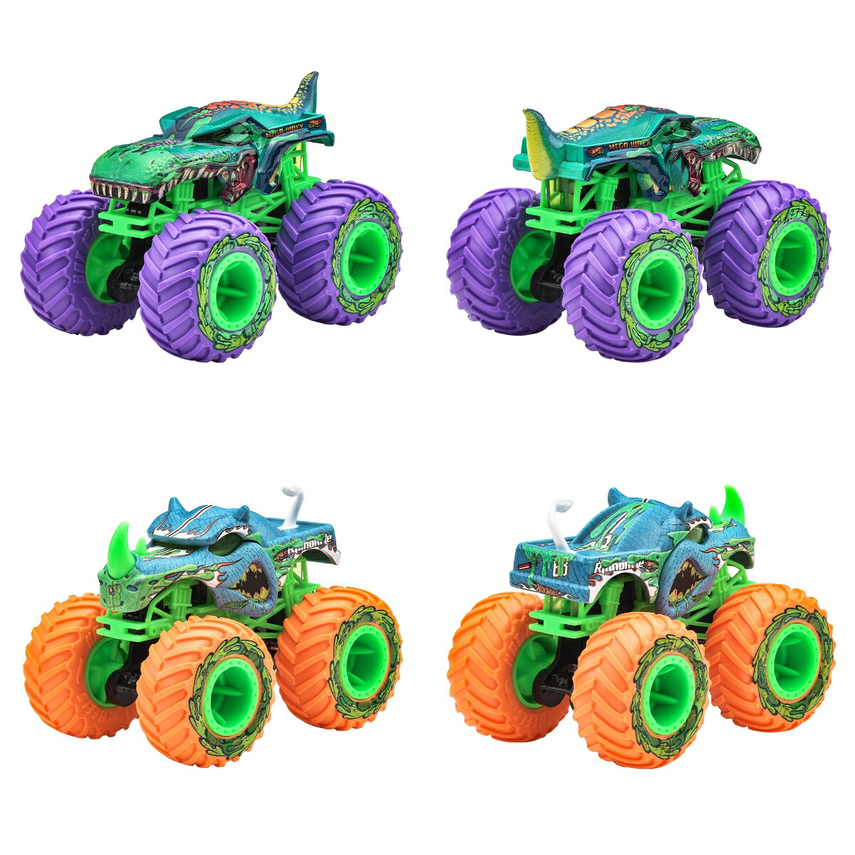ホットウィール(HotWheels)モンスタートラック1:64アソート乗り物おもちゃミニカー8台入りBOX販売3歳からマルチFYJ44-982G