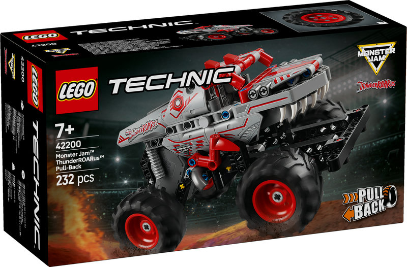 レゴ(LEGO) テクニック Monster Jam(TM) ThunderROARus(TM) Pull-Back 42200 [ おもちゃ 玩具 プレゼント 7歳 8歳 9歳 ]画像