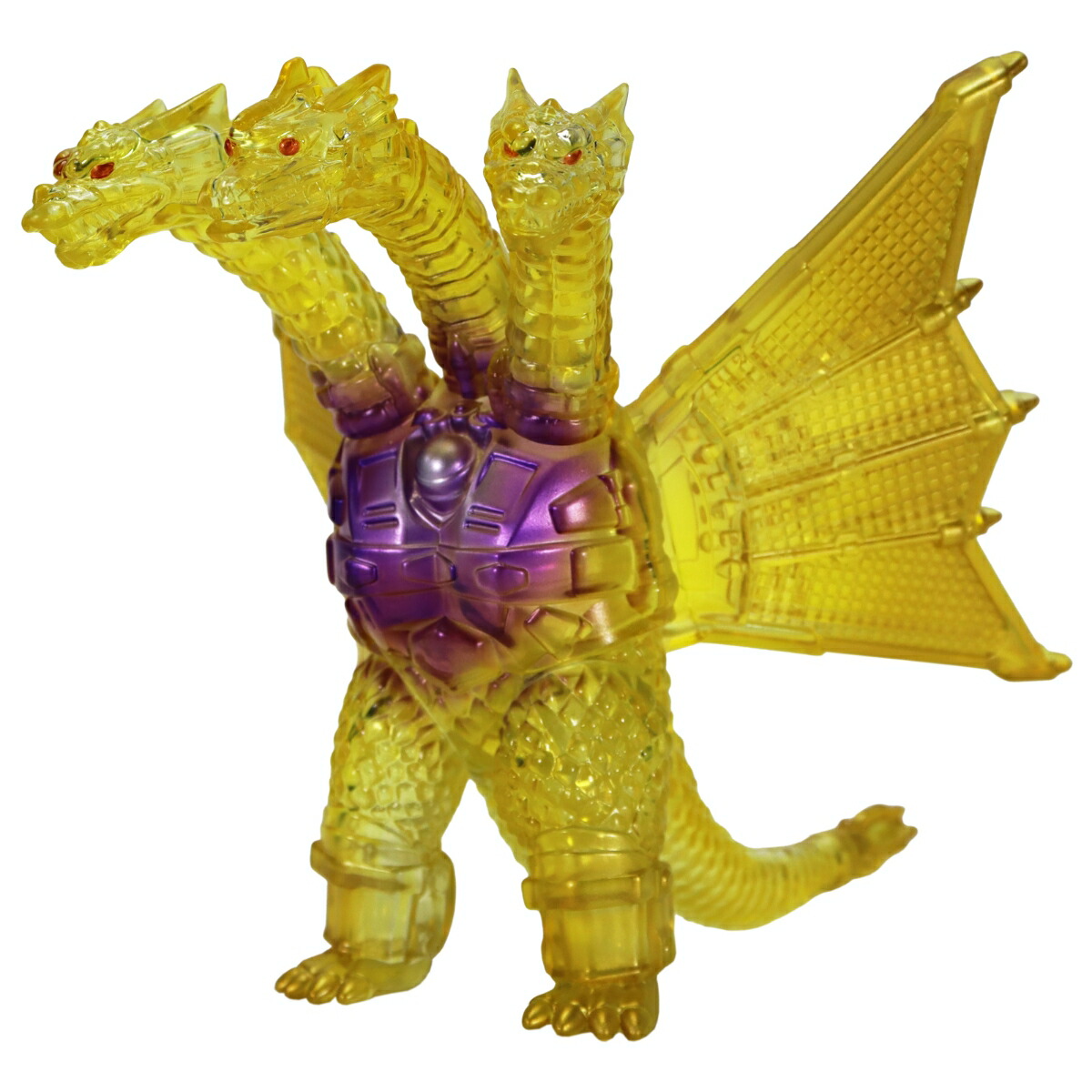 CCP ミドルサイズシリーズ ゴジラEX【第13弾】 『ゴジラvsキングギドラ』 メカキングギドラ 登場イメージクリア Ver. (彩色済み完成品フィギュア)画像