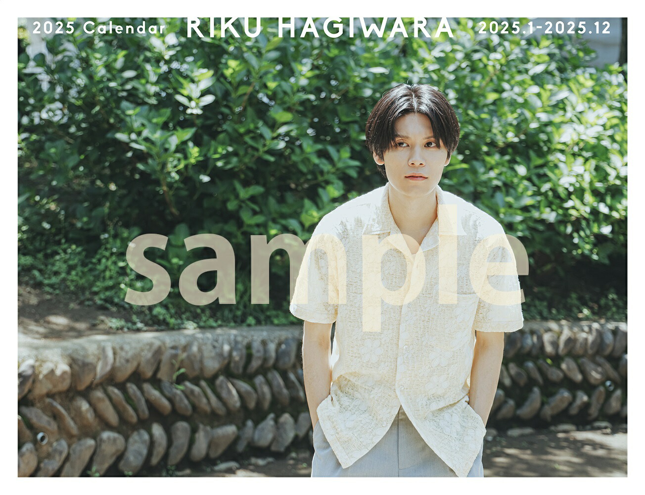 �ڳ�ŷ�֥å���������ŵ��RIKUHAGIWARA2025CALENDAR(A5Ƚ�ӥ��奢�륫����1��ʸ��골����)[�븶����]