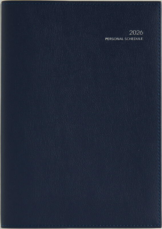 2026年　手帳　4月始まり　No.626　ディアクレール ラプロ(R) 1 月曜始まり　　[ネイビー]高橋書店　A5判　　マンスリー画像