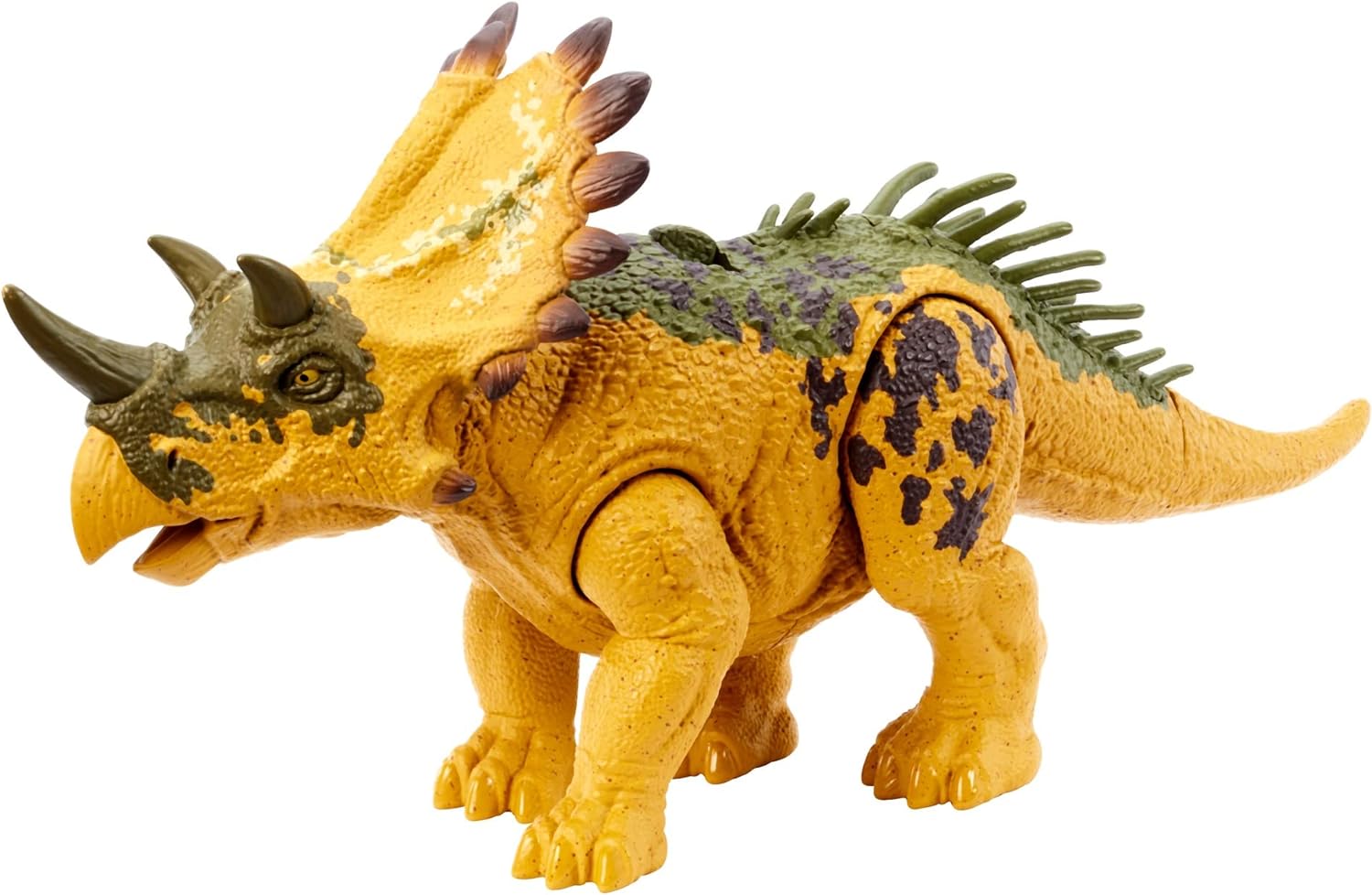 マテルジュラシックワールド(JURASSICWORLD)アクションフィギュアほえる！レガリケラトプス【恐竜おもちゃ】【全長:約33cm】【4才~】HLP19