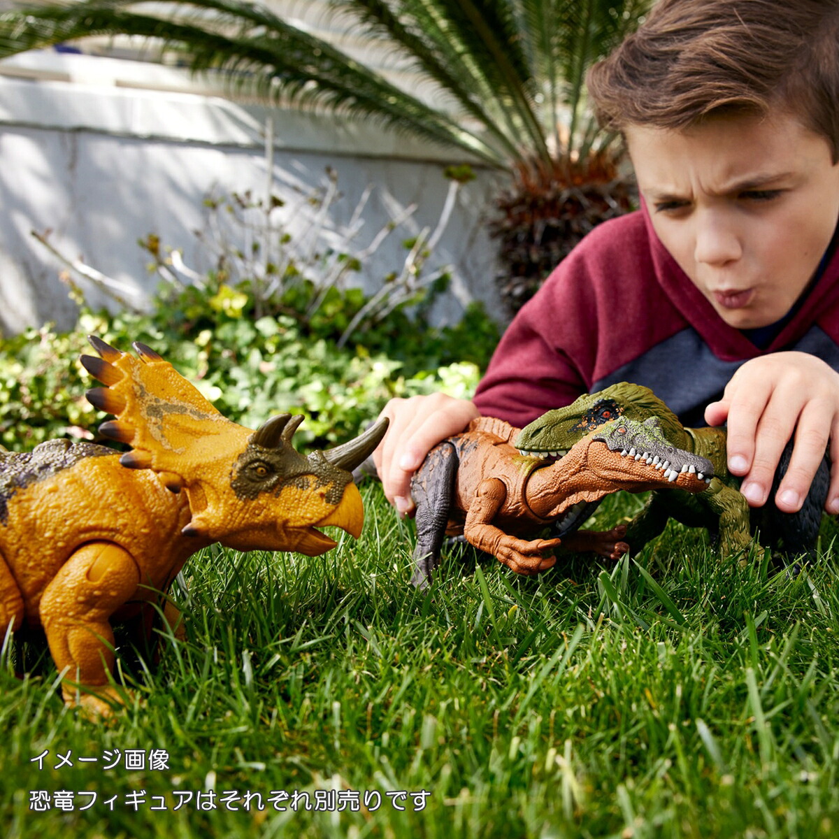 マテルジュラシックワールド(JURASSICWORLD)アクションフィギュアほえる！レガリケラトプス【恐竜おもちゃ】【全長:約33cm】【4才~】HLP19