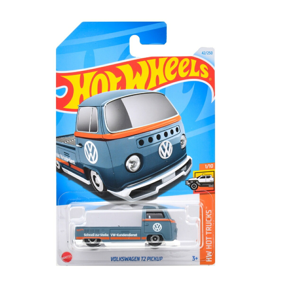 ホットウィール（HotWheels）ベーシックカーフォルクスワーゲンT2ピックアップ【ミニカー】【3才~】HXP82