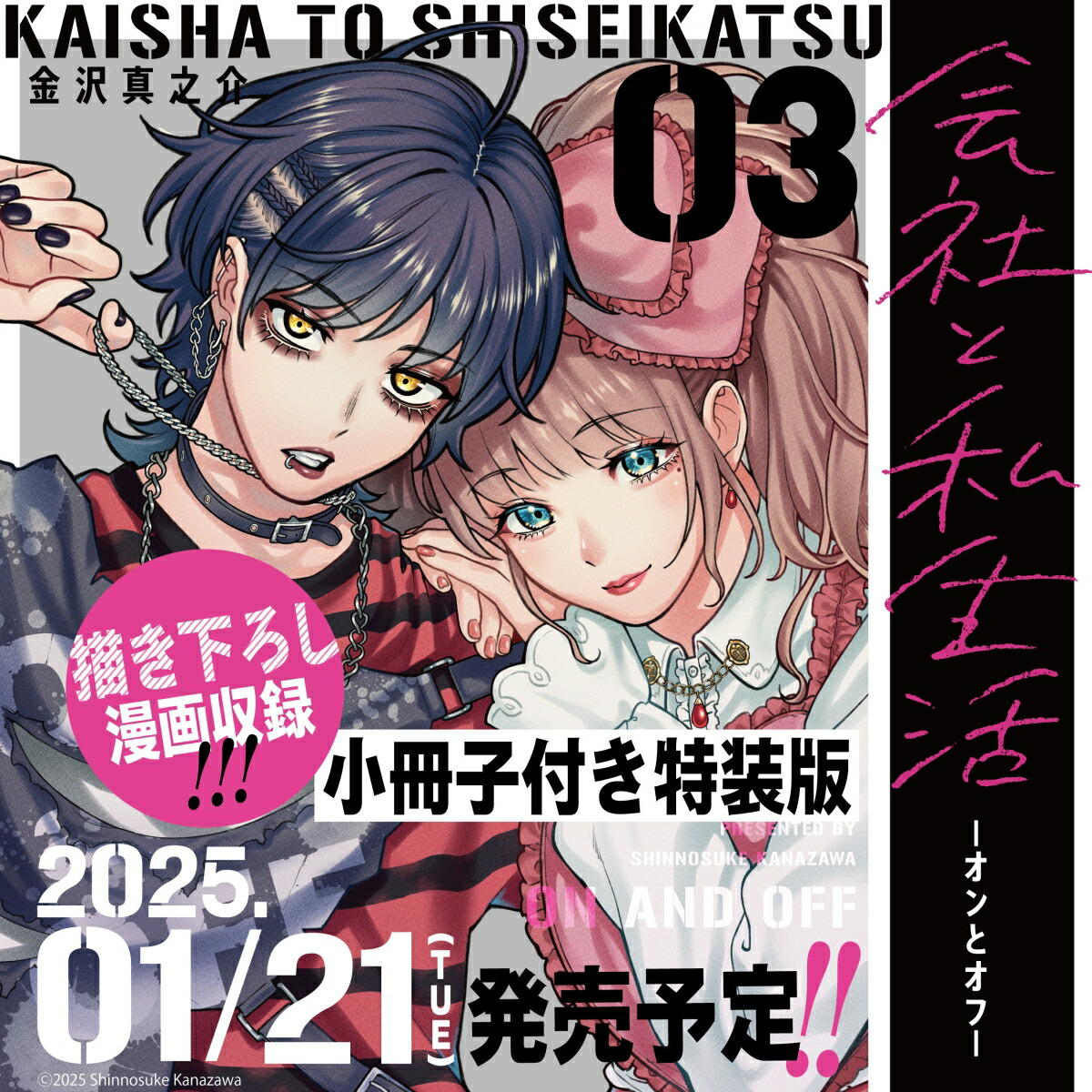 会社と私生活ーオンとオフー（3）特装版　小冊子付き画像