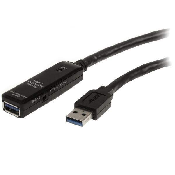 ブックス: USB 3.0 アクティブリピーターケーブル 10m Type-A（オス／メス） - StarTech.com - 0065030846318 : PCソフト・周辺機器