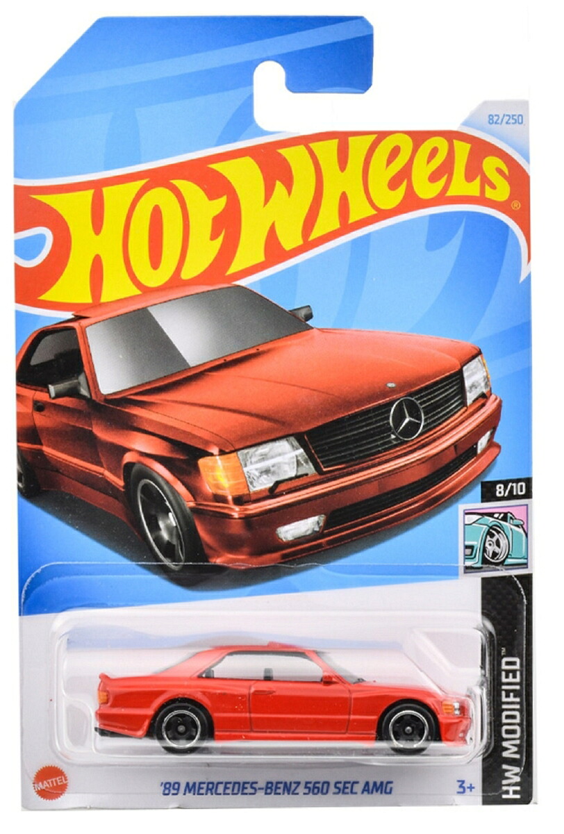 ホットウィール(HotWheels)ベーシックカー'89メルセデス・ベンツ560SECAMG【ミニカー】【3才~】HXP91