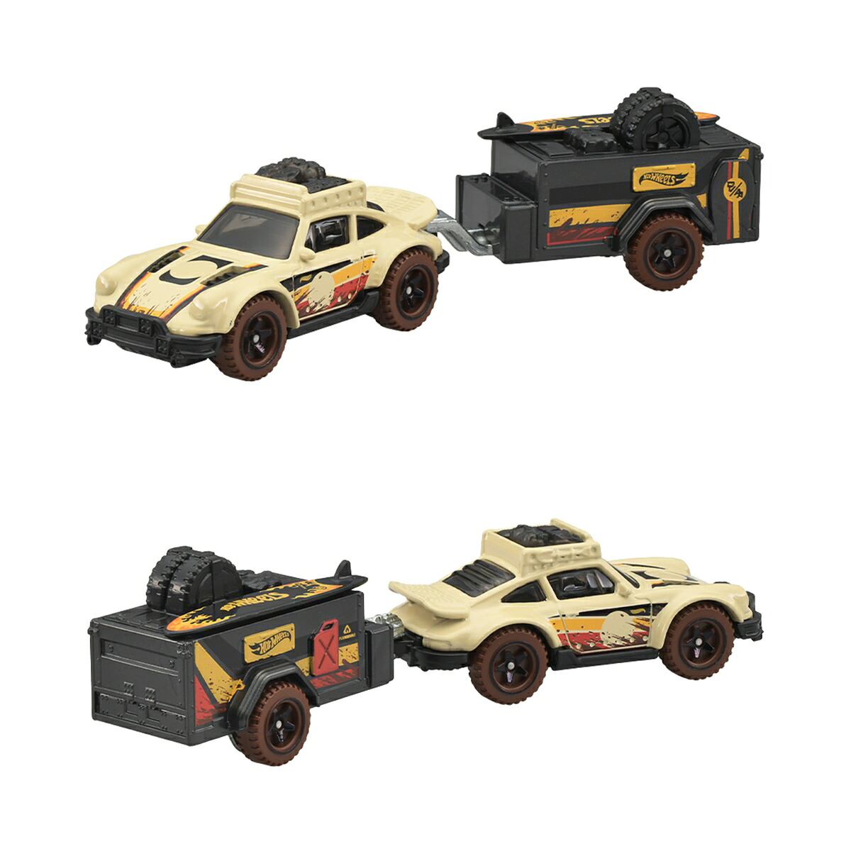 ホットウィール(HotWheels)トラックフリートアソート乗り物おもちゃミニカー6台入りBOX販売3歳からマルチHYT56-986D