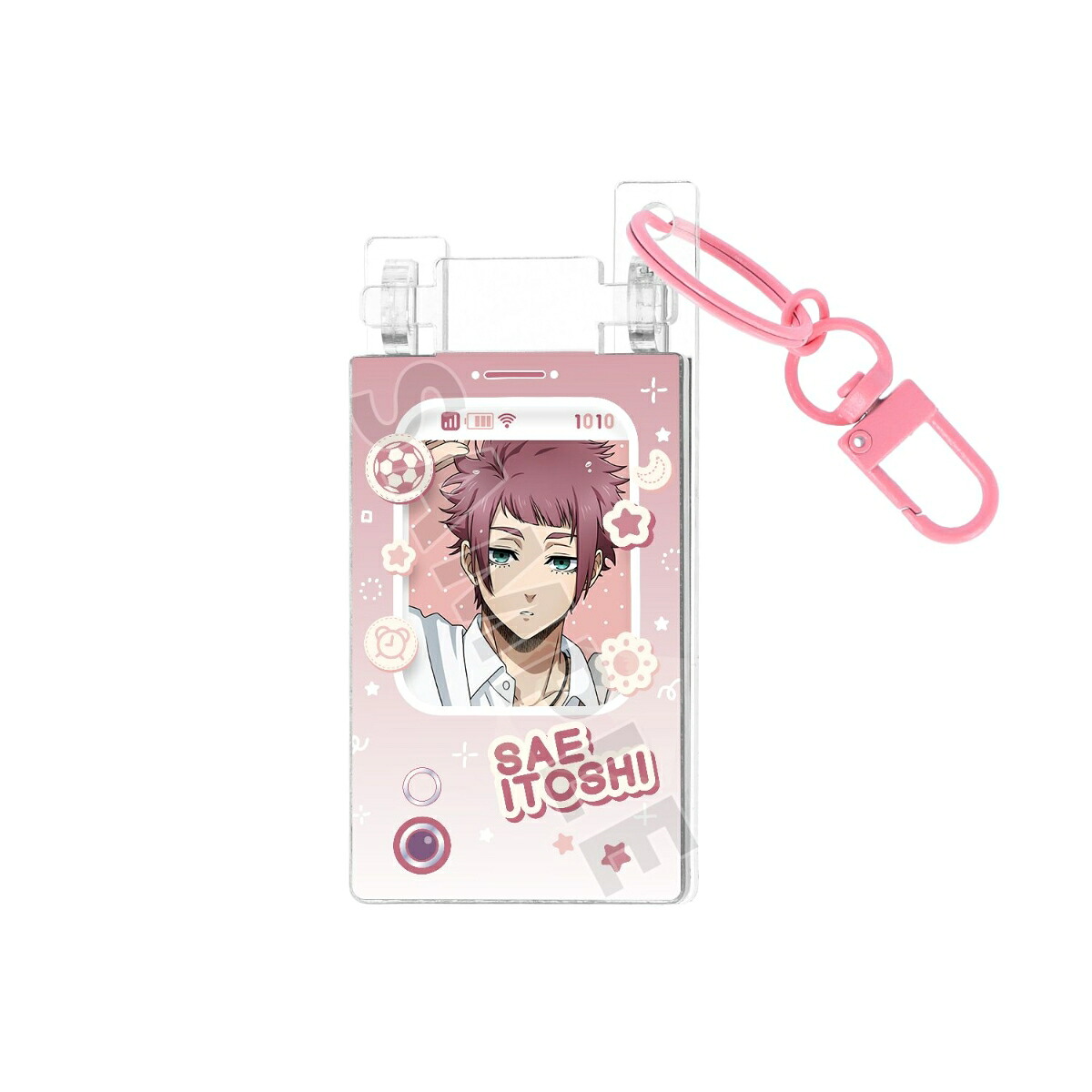 Itoshi-Sae Morning Routine Ver., drawn from the TV anime “Blue Rock” mobile phone style acrylic keychain toy