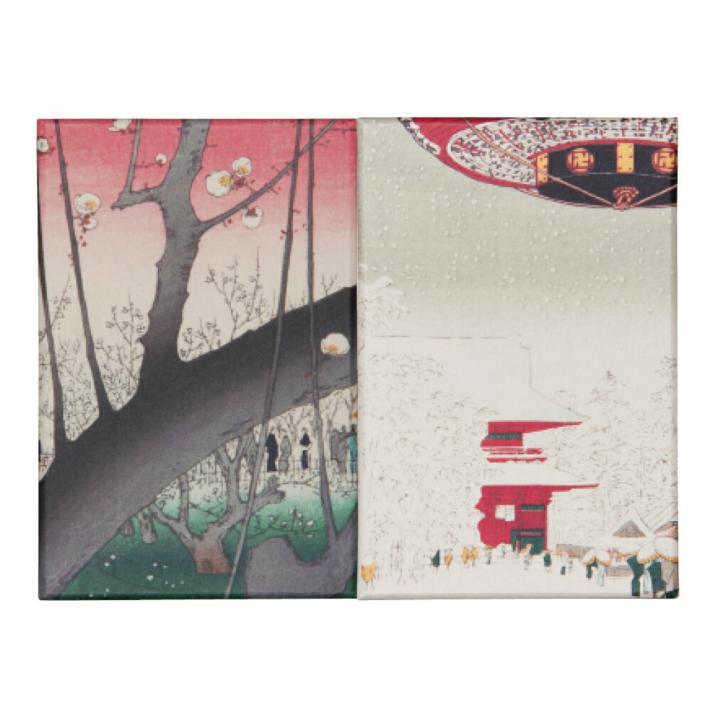楽天ブックス 朱印帳 N013 亀戸梅屋舗 浅草金龍山 歌川広重 本