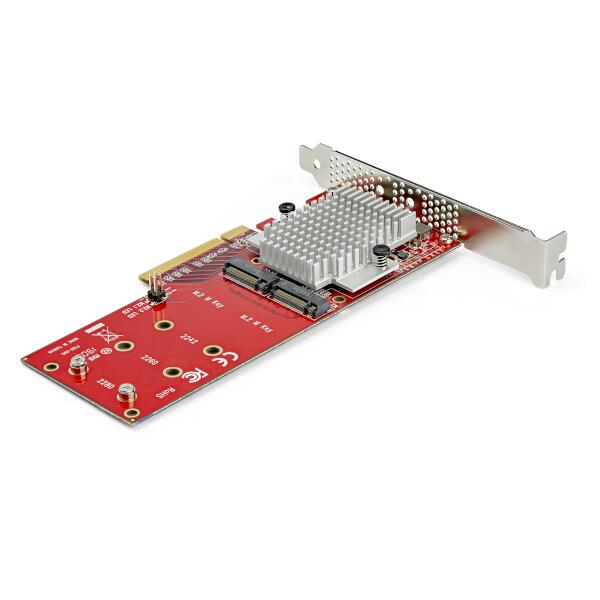 ブックス: PCI Express x8接続デュアルM.2スロット増設NVMe SSD対応変換アダプタ PCIe 3.0対応 - StarTech.com - 0065030886390 : PCソフト・周辺機器