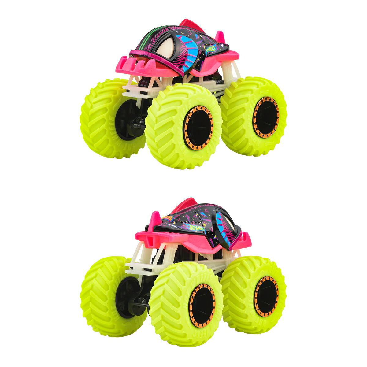 ホットウィール(HotWheels)光る！モンスタートラックアソート乗り物おもちゃミニカー6台入りBOX販売3歳からマルチJFX08-986F