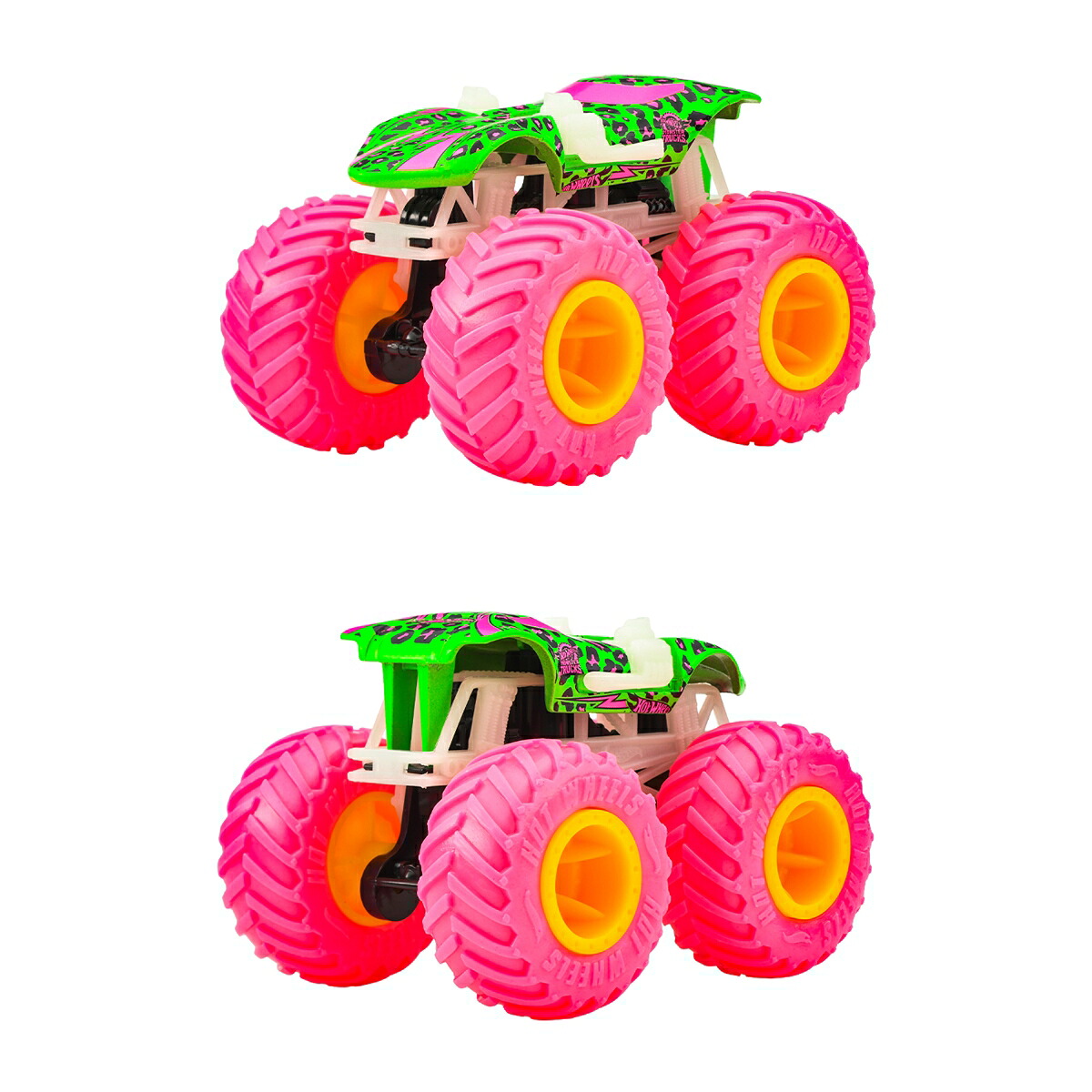 ホットウィール(HotWheels)光る！モンスタートラックアソート乗り物おもちゃミニカー6台入りBOX販売3歳からマルチJFX08-986F