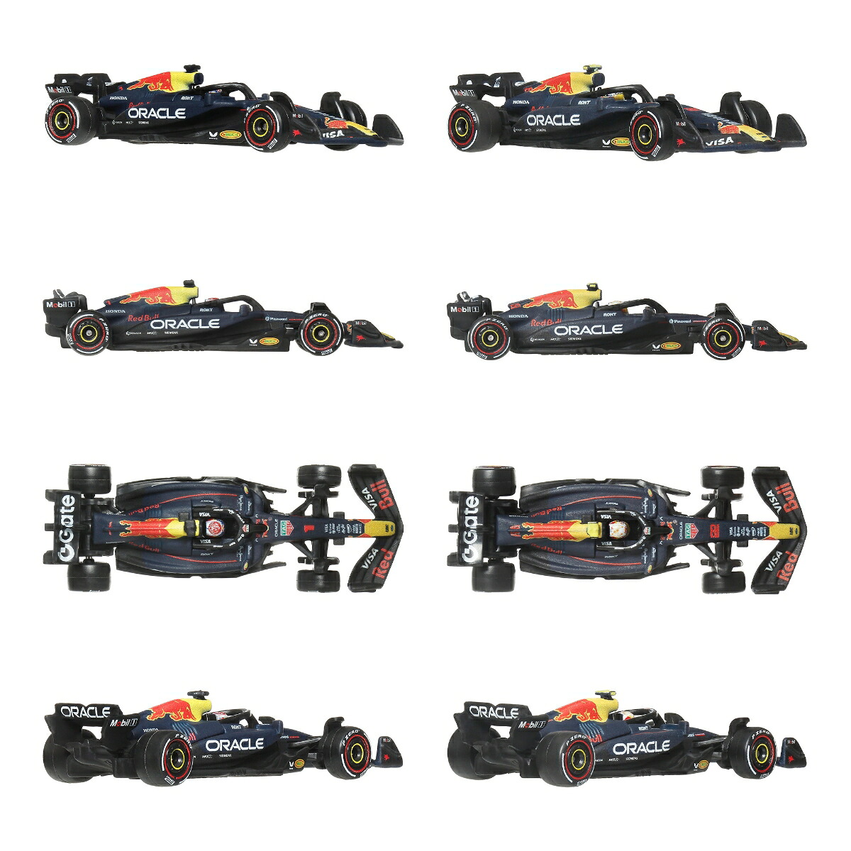 ホットウィール(HotWheels)プレミアムレース2パックアソート乗り物おもちゃミニカー4セットBOX販売3歳からマルチJMM89-986B