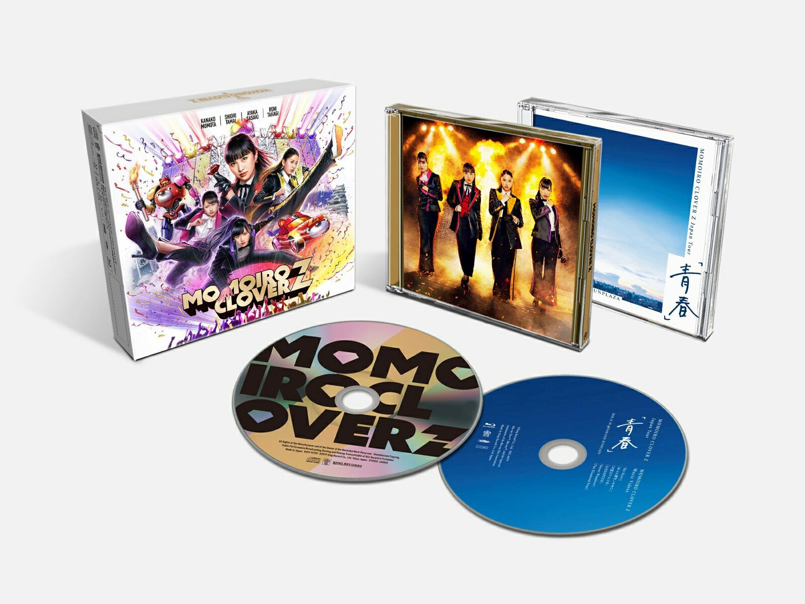 【楽天ブックス限定オリジナル配送BOX】【楽天ブックス限定先着特典＆W特典】MOMOIROCLOVERZ(初回限定盤ACD＋Blu-ray)(イヤフォンケース＆集合トレカAver.付き)[ももいろクローバーZ]