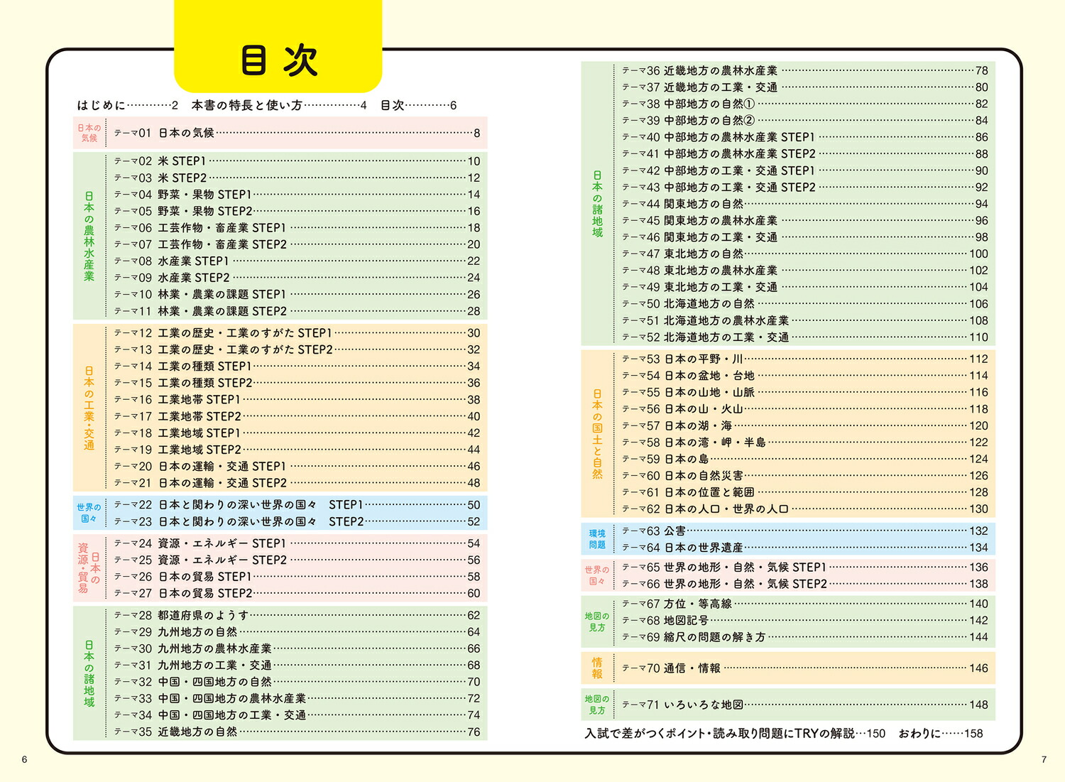 楽天ブックス 改訂版 中学入試にでる順 社会 地理 玉田 久文 9784046066473 本