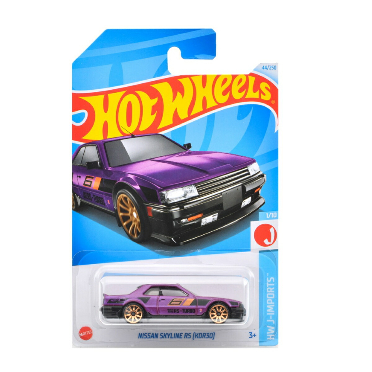 ホットウィール（HotWheels）ベーシックカー日産スカイラインRS（KDR30）【ミニカー】【3才~】HXP83
