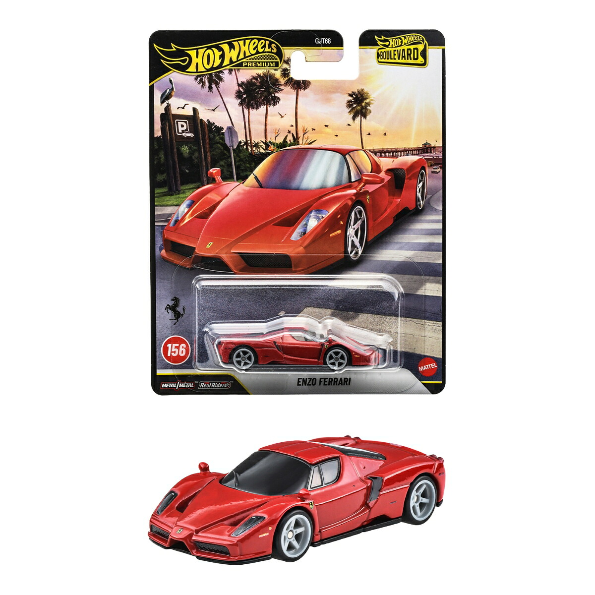 ホットウィール(HotWheels)ブールバードエンツォ・フェラーリミニカー1:64スケール3歳からJHW22