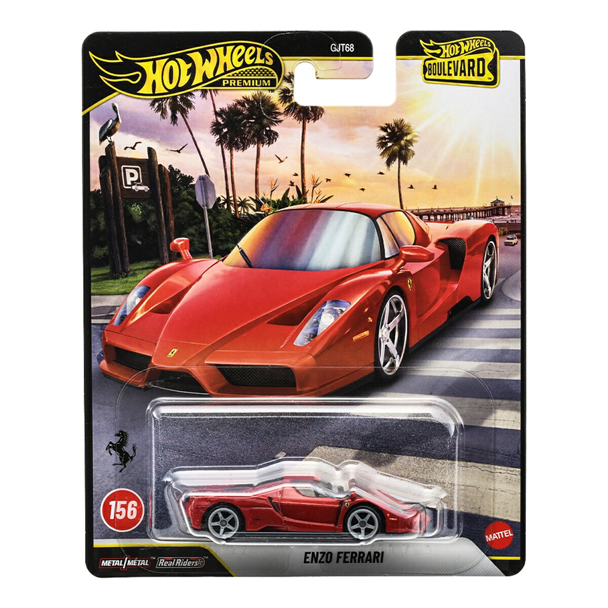 ホットウィール(HotWheels)ブールバードエンツォ・フェラーリミニカー1:64スケール3歳からJHW22