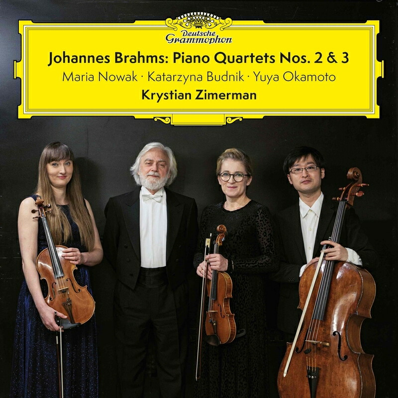 【輸入盤】ピアノ四重奏曲第2番、第3番　クリスチャン・ツィメルマン、マリア・ノーヴァク、カタージナ・ブドニク＝ガラズカ、岡本侑也画像