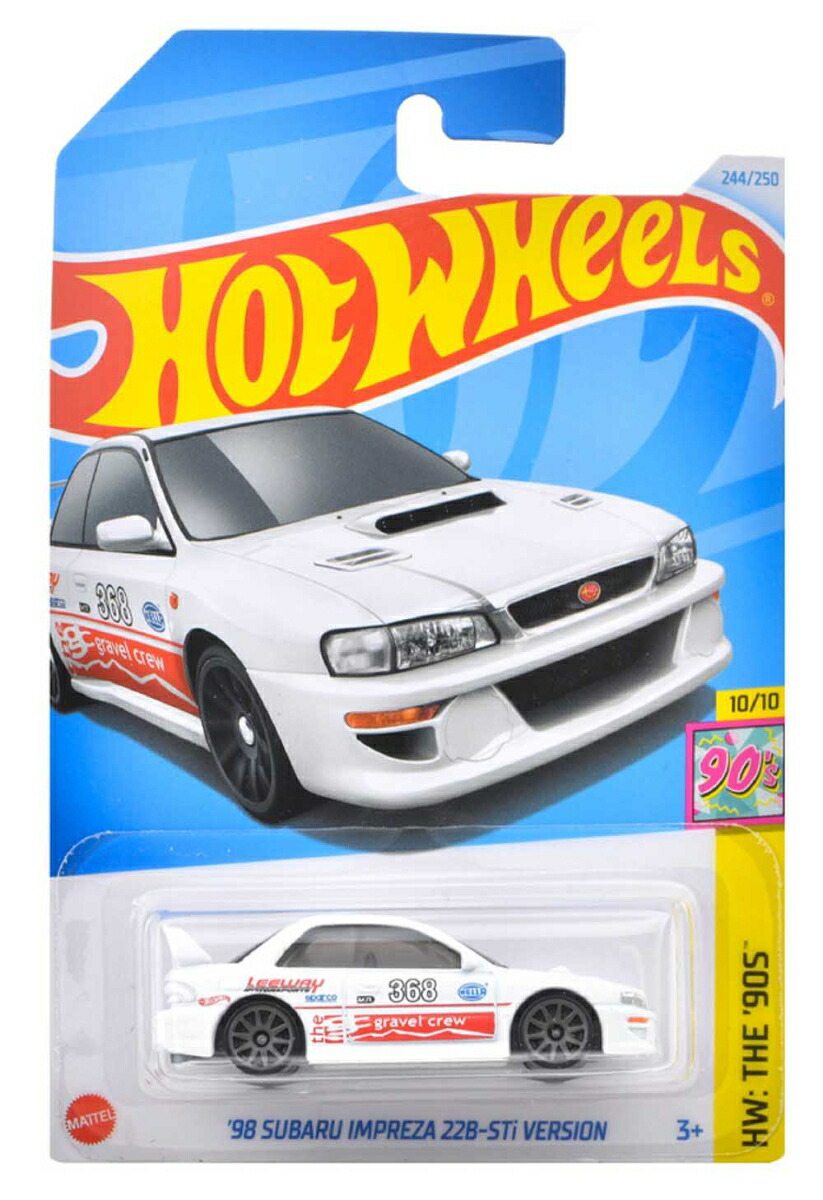 �ۥåȥ�������(HotWheels)�١����å�����'98���Х륤��ץ�å�22B-STi�С��������ʪ�������ߥ˥���3�Ф���ۥ磻��HXR30