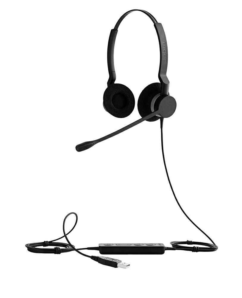 ブルートゥースヘッドホン Jabra 2400 II USB Mono BT Bluetooth Headset - Black ヘッドセット マイク付き USB Jabra BIZ 2400 II Duo UC CC テレワーク