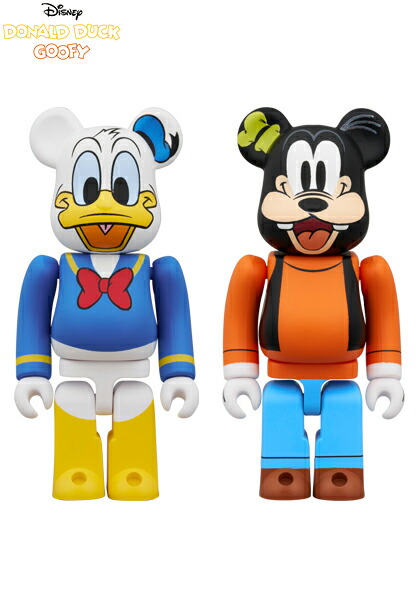 BE@RBRICK DONALD DUCK & GOOFY 2PCS SET (フィギュア)画像