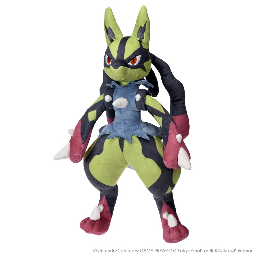 ポケットモンスター　ポケモンぬいぐるみ 黄色いメガルカリオ画像