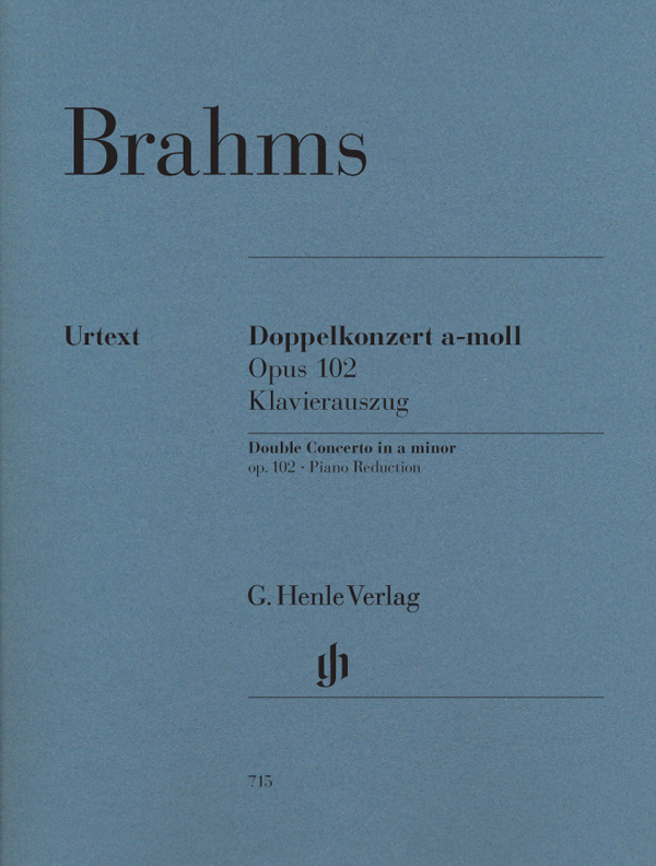【輸入楽譜】ブラームス, Johannes: バイオリンとチェロのための二重協奏曲 イ短調 Op.102/Struck編画像