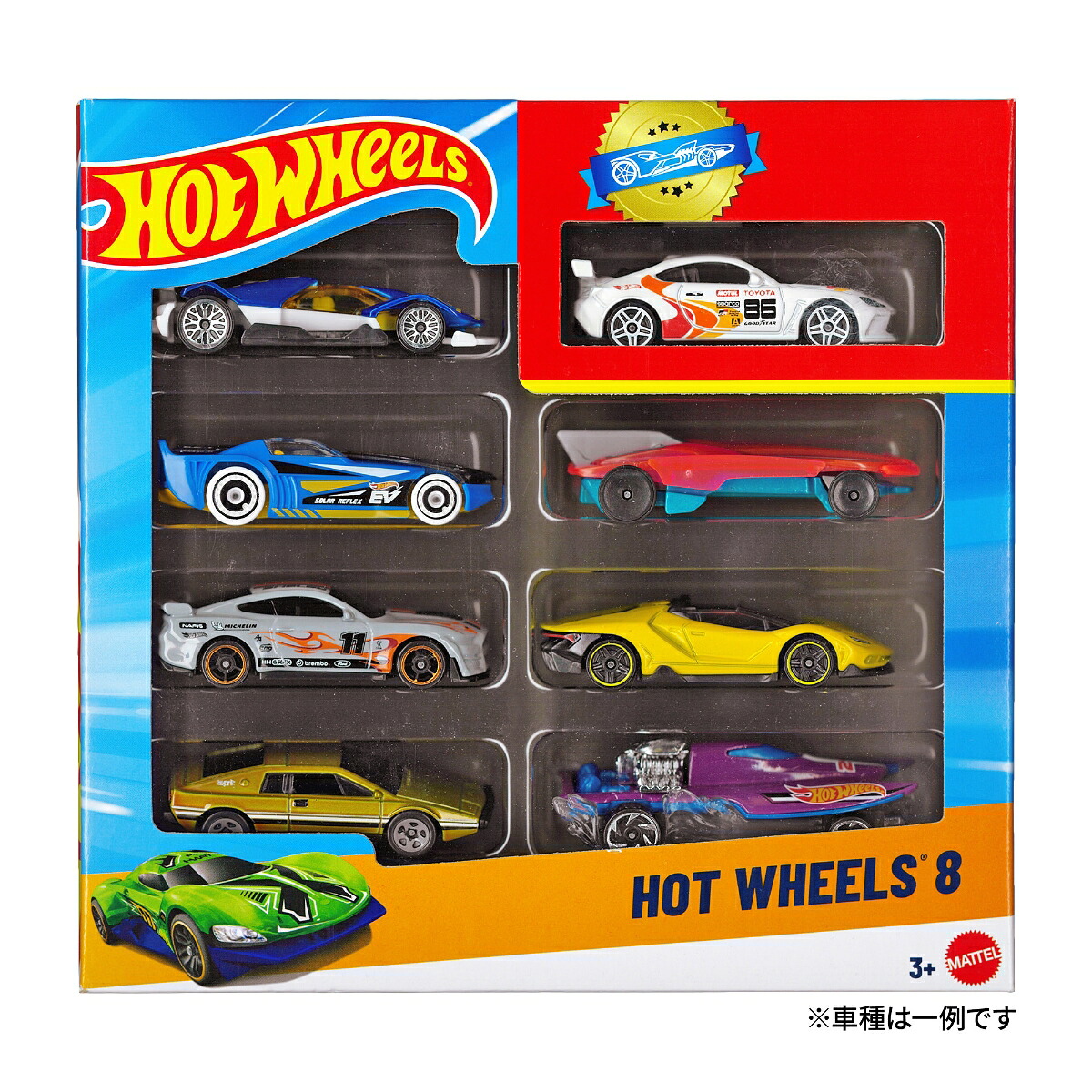 ホットウィール(HotWheels)8カーパックアソート6箱ケース販売乗り物おもちゃミニカー合計48台BOX販売3歳からマルチHPV78-988D