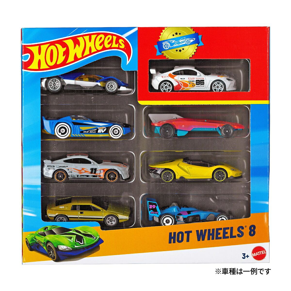 ホットウィール(HotWheels)8カーパックアソート6箱ケース販売乗り物おもちゃミニカー合計48台BOX販売3歳からマルチHPV78-988D
