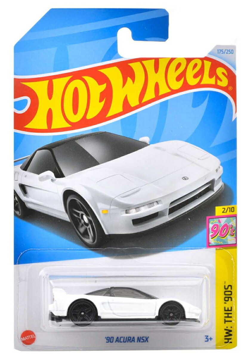 ホットウィール(HotWheels)ベーシックカー'90アキュラNSX乗り物おもちゃミニカー3歳からホワイトHXR29