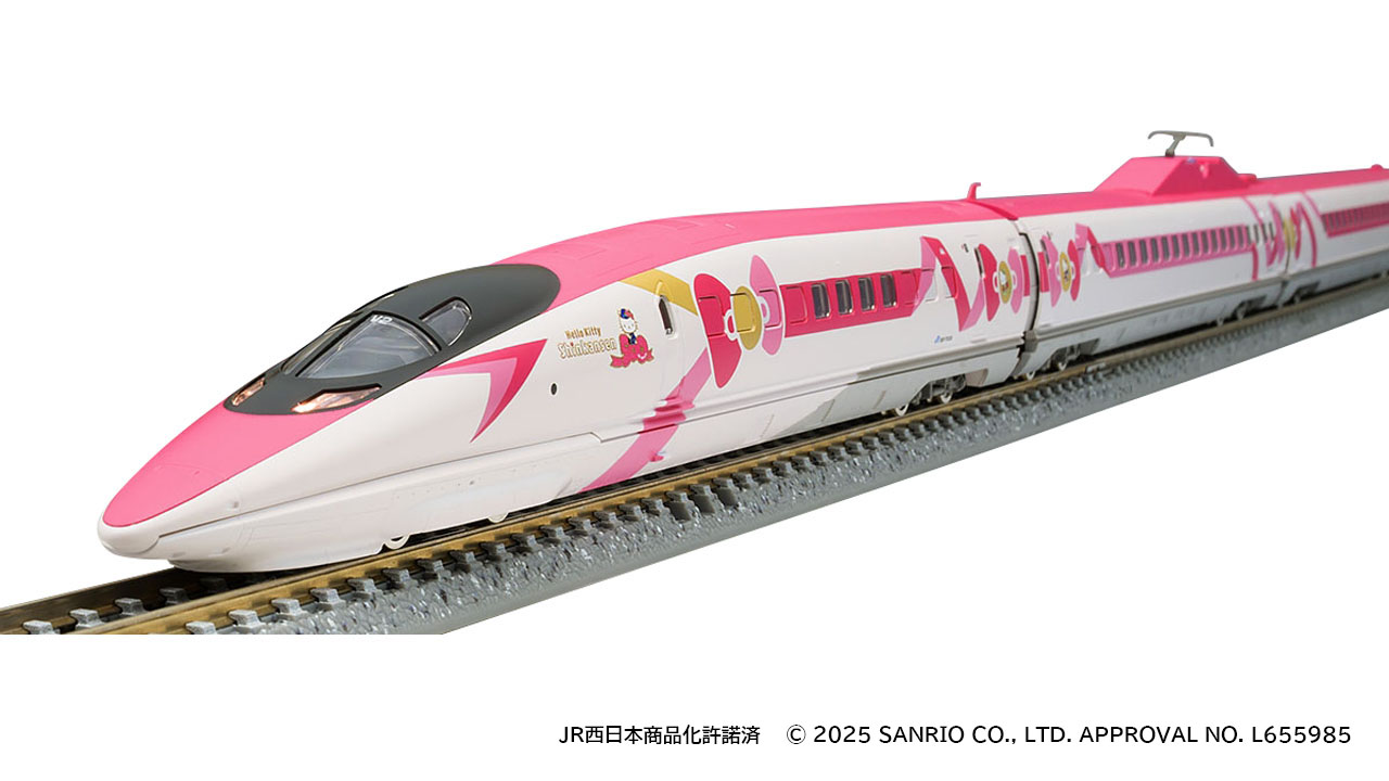 TOMIX 500-7000系山陽新幹線 (ハローキティ新幹線) セット (8両) 【98662】 (鉄道模型 Nゲージ)画像