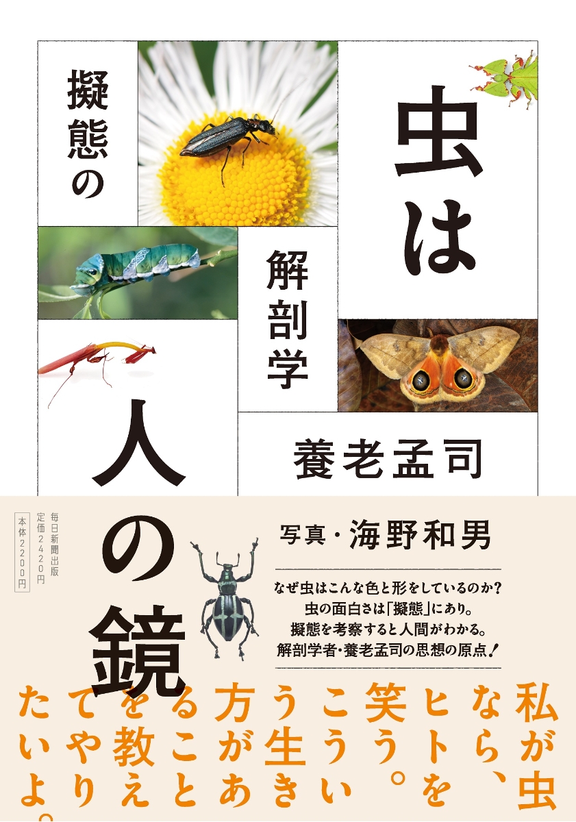 楽天ブックス 虫は人の鏡 擬態の解剖学 養老孟司 本