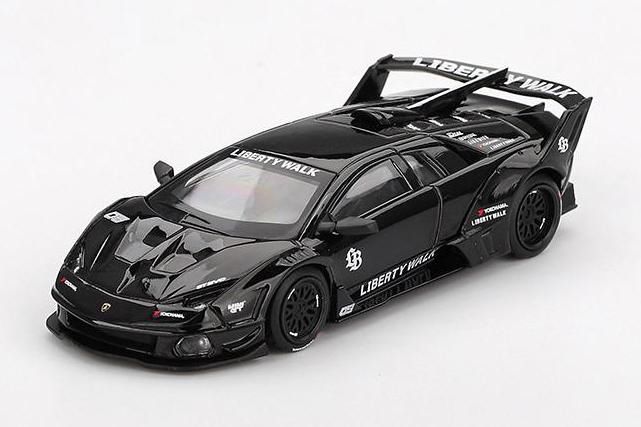 MINI-GT 1/64 ランボルギーニ LB-Silhouette WORKS MURCIELAGO GT Evo Black(左ハンドル) 【MGT01053-BL】 (ミニカー)画像