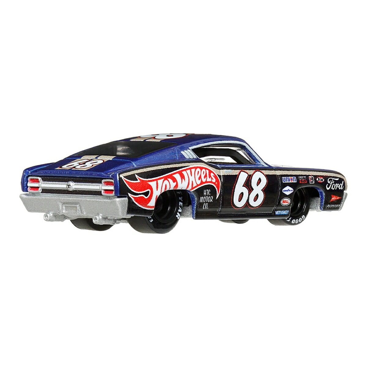ホットウィール(HotWheels)ブールバード'69フォードトリノタラデガ乗り物おもちゃミニカー3歳からブルーJHW28