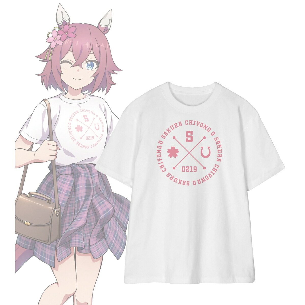 アニメ『ウマ娘 シンデレラグレイ』サクラチヨノオー 着用Tee POP UP SHOP in マルイユニセックス(サイズ/XXL)画像