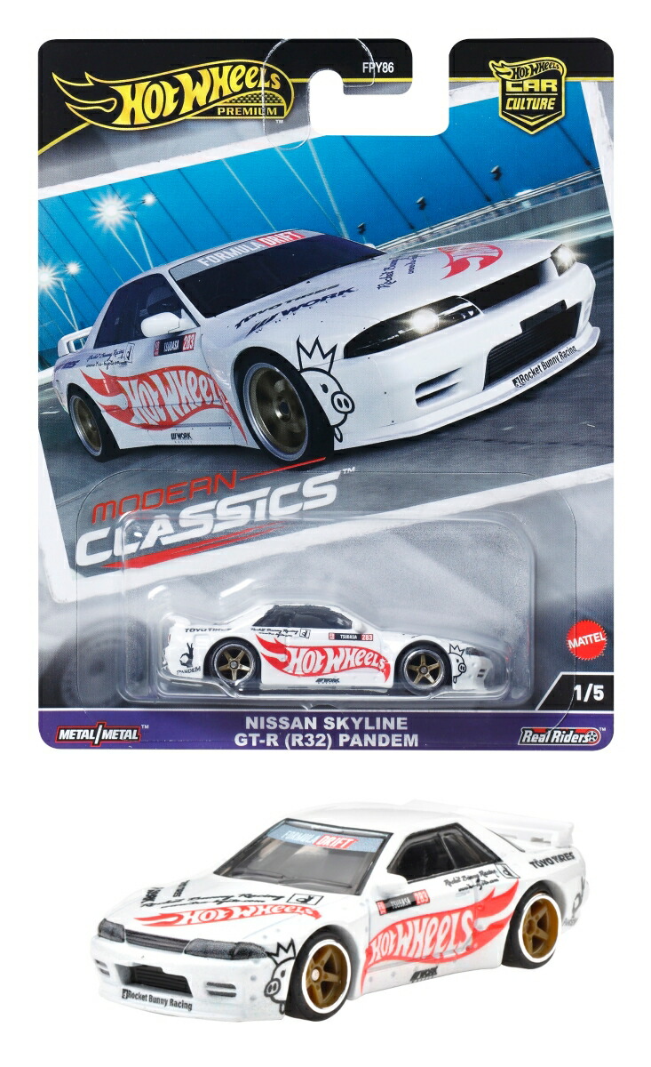ۥåȥ(HotWheels)㡼󡦥饷å饤GT-R(R32)ѥǥʪߥ˥3Фۥ磻HRV68