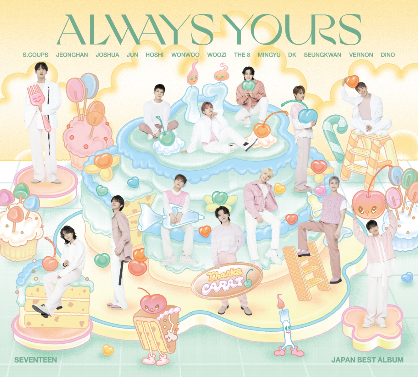 SEVENTEEN JAPAN BEST ALBUM「ALWAYS YOURS」(初回限定盤C 2CD＋PHOTO BOOK)画像