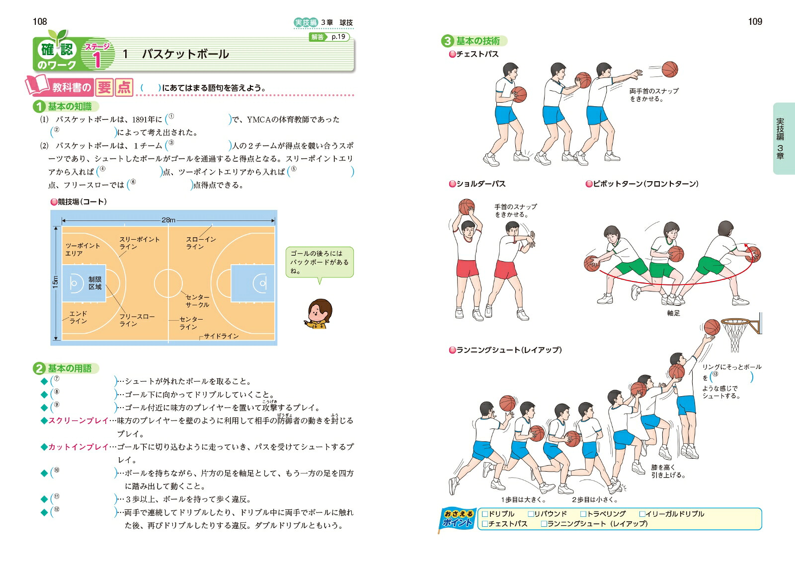 中学教科書ワーク保健体育1～3年全教科書対応版
